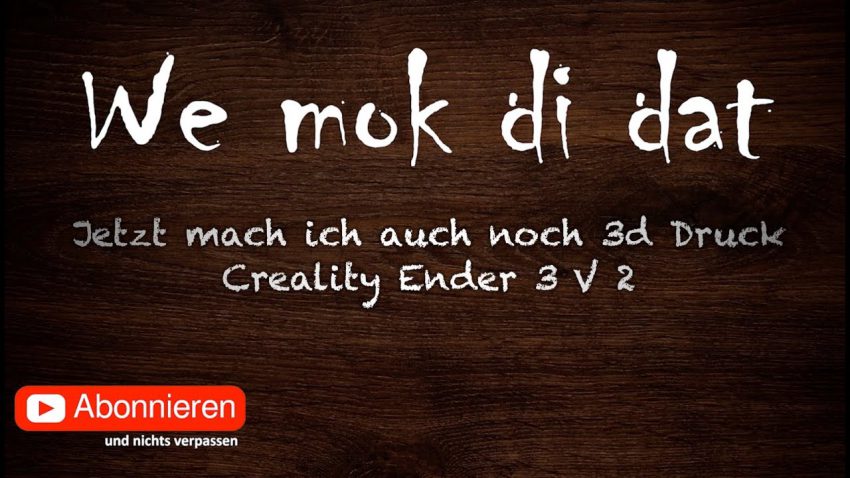 Jetzt Druckt er auch noch! Creality Ender 3 V2